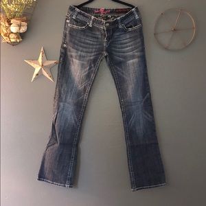 Rock & Roll boot cut denim jeans